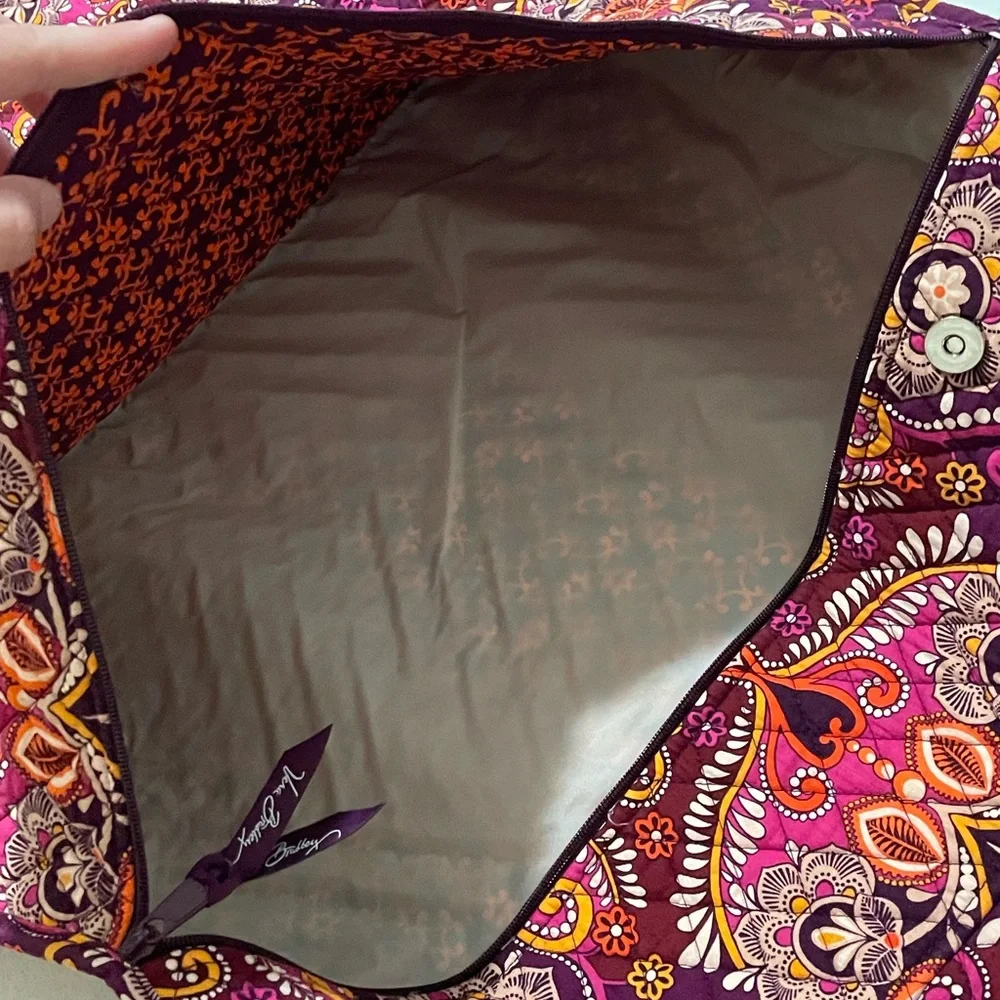 Rare Vera Bradley Hanging Garment Bag Floral Pink Orange